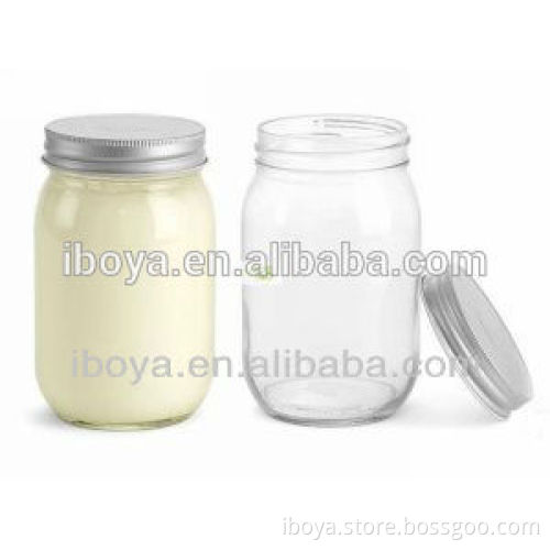 Factory Price Decorative Honey Round Glass Jar